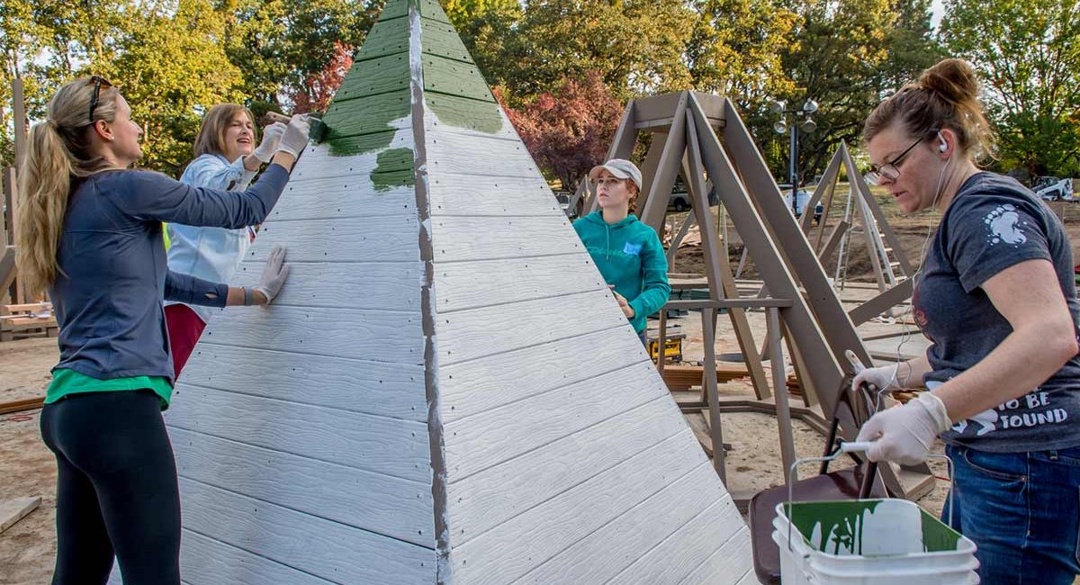 Bear Creek Park Playground Construction